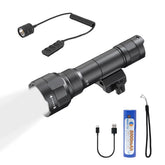 Rifle Mounted Hunting Flashlight T40 1650 Lumens USB-C – Brinyte