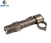 Brinyte PT28 1600 Lumens Tan Small Tactical Flashlight EDC Light with Holster & Tactical Ring