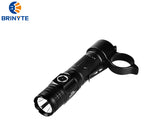 Brinyte PT28 1600 Lumens Black Small Tactical Flashlight EDC Light with Holster & Tactical Ring