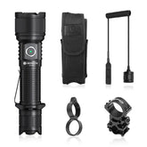 Brinyte PT16 2000 Lumens Full Kit with Remote Switch & Holster & Tactical Ring & Mount
