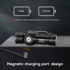 Brinyte HL16 520 Lumens Headlamp compatible with both Dry and Rechargeable Battery