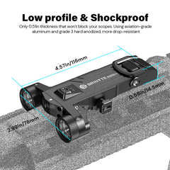 XP22 MK3 Dual-Head Tactical Flashlight with Remote Pressure Switch