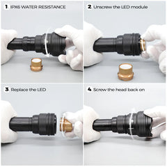 T18 Interchangeable LED Modules Hunting Flashlight – Brinyte