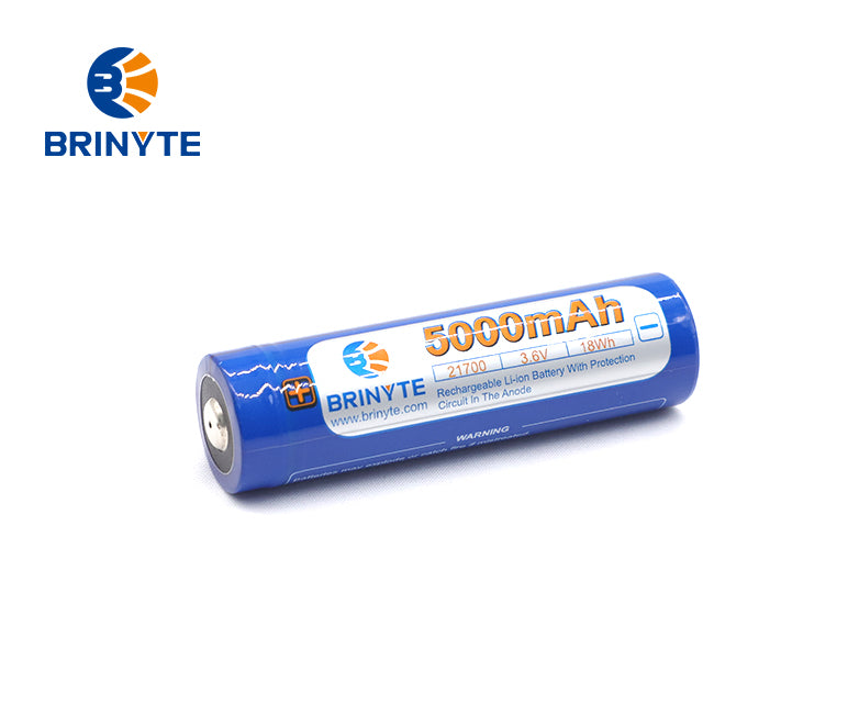 Brinyte 21700 5000mAh Battery (No Type-C) Spare Rechargeable Battery