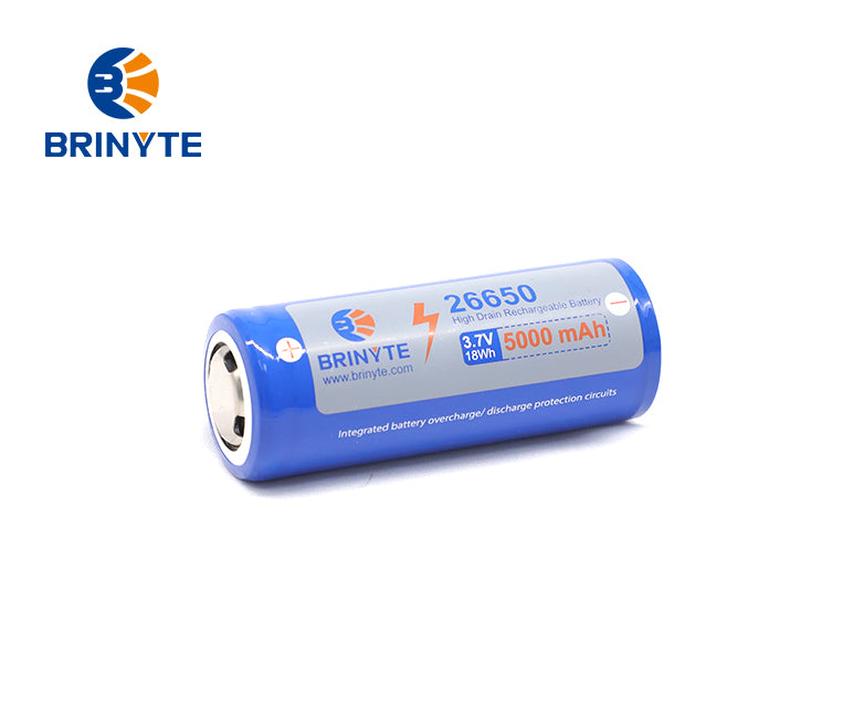 Brinyte 26650 5000mAh (No Type-C) Spare Rechargeable Battery